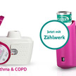 Das FOSTER® 200/6 Dosieraerosol verfügt ab sofort über ein Dosiszählwerk – somit zählt das komplette FOSTER®-Portfolio jede Inhalation mit Das FOSTER® 200/6 Dosieraerosol verfügt ab sofort über ein Dosiszählwerk – somit zählt das komplette FOSTER®-Portfolio jede Inhalation mit