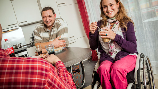 rollstuhl behinderung ergotherapie DVE