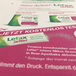 Lefax: Großpackung und Probierstick