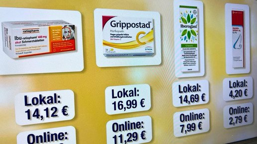 Preisvergleich von OTC-Mitteln bei RTL Extra