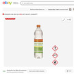 Screenshot eines Ebay-Angebots über 80-prozentige Essigsäure.