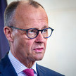 Merz: GKV-Sparpaket kommende Woche abschließen Friedrich Merz beim Pressestatement