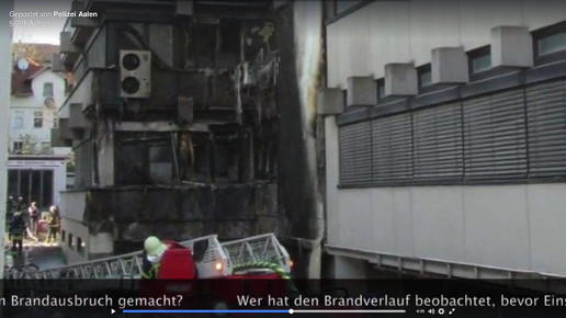 Brand 6 Polizei Aalen