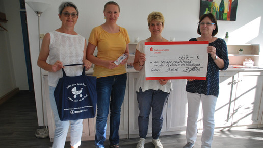 babytasche spende thermometer Kinderschutzbund aalen