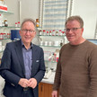 Austausch zwischen Apotheker Albert Rehm, CDU-Gesundheitsexperten Erwin Rüddel und dem Vizepräsidenten der Landesapothekerkammer Thomas Christmann