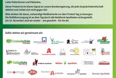 Plakataktion der Glück-Auf-Apotheke Euskirchen