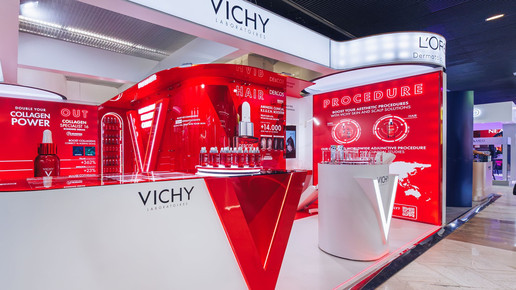 Foto: Messestand von Vichy