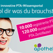 PTA-Wissensportal apothekia<sup>®</sup> zieht Bilanz nach 10.000ster Registrierung