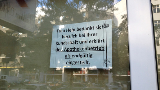 hein schliessung aushang aa