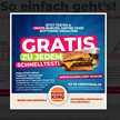Bonus fürs Testen: Burger oder Amazon-Gutschein