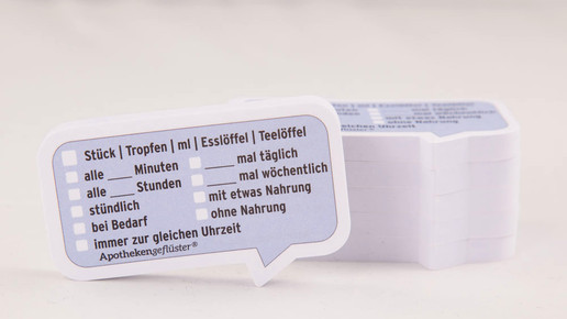 Apothekengefluester IMG 9303 Dosierung-blau stapel