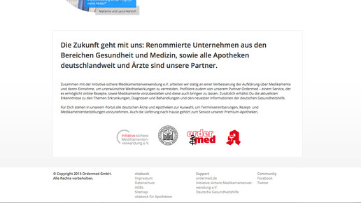 vitabook apothekena screenshot