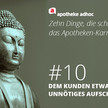 Zehn Dinge Die Karma-Todsünden in der Apotheke