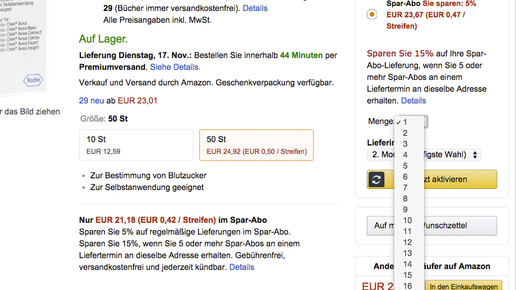 amazon accuchek menge screenshot