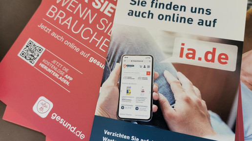 Flyer von Gesund.de und iA.de