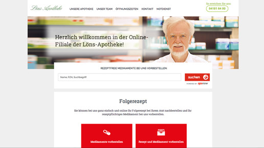 loensapotheke screenshot