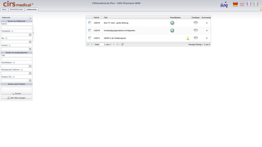 cirs-pharmazie berichte screenshot