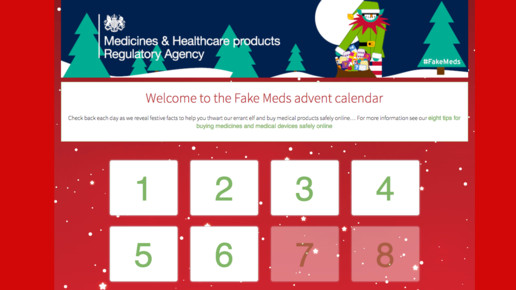 fakemeds1 adventskalender mhra scs