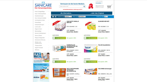 sanicare vergleich1 scs