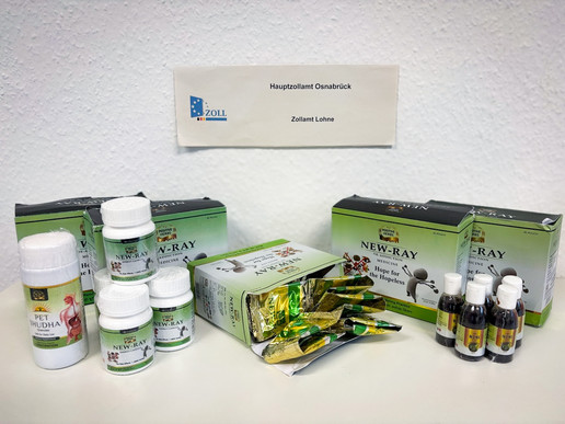 beschlagnahmte Medikamente aus Asien