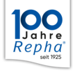APOTHEKENTOUR-Debüt, 100. Geburtstag, neues Verpackungsdesign Firmenlogo zum 100 jährigen Firmenjubiläum von Repha GmbH Biologische Arzneimittel