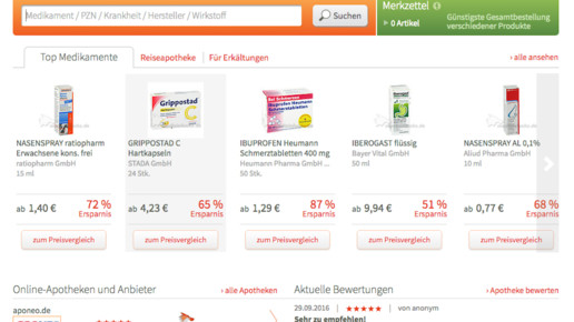 medizinfuchs screenshot