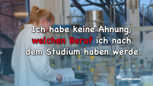 studentenaussagen beruf