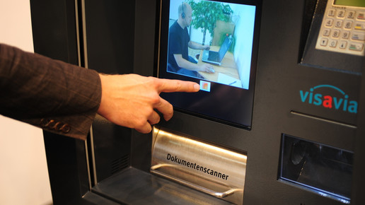 Terminal mit Videosprechstunde