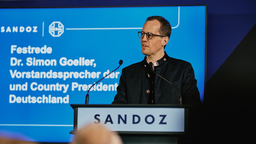 Simon Goeller auf der Bühne