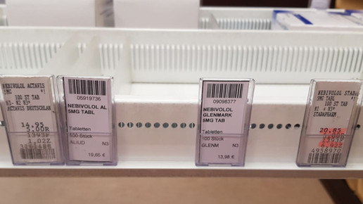 Wo bleibt Nebivolol?