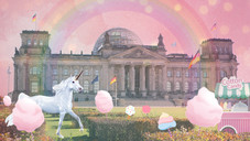 Rosa-rote Apothekenwelt