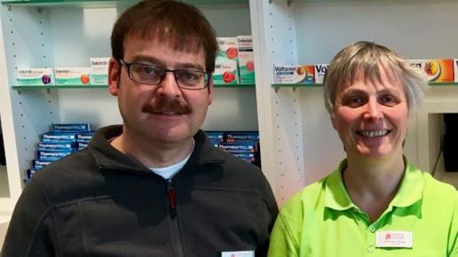 Dr. Axel und Christiane Karge in ihrer Apotheke