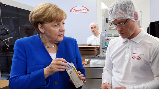 Takeda eroeffnung merkel bonbons Oranienburg takeda