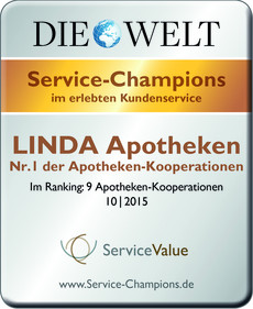 LINDA Goldsiegel Service-Champions