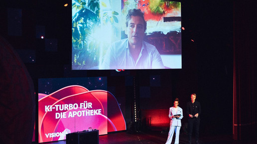 Marcus Diekmann, zugeschaltet bei der VISION.A