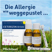 Cetirizin Aristo®: Neueinführung 150 ml Allergiesaft Cetirizin<sup> </sup>Aristo®: Neueinführung 150 ml Allergiesaft