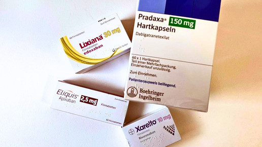 Packungen von Gerinnungshemmern