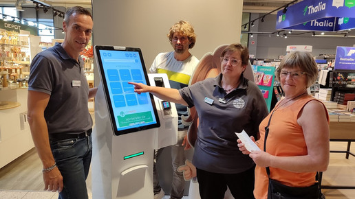 Erstes E-Rezept-Terminal im Supermarkt