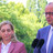 Nina Warken verzieht den Mund, Merz spricht, beide bei einem Pressestatement
