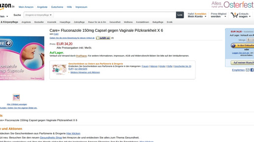 amazon fluconazole screenshot