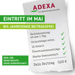 Rückhalt für alle, die Apotheke möglich machen Werbegrafik der Apothekengewerkschaft ADEXA: Eintritt im Mai, bis Jahresende beitragsfrei.