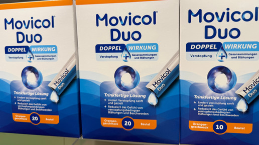 Duo bei Verstopfung: Macrogol plus Simeticon