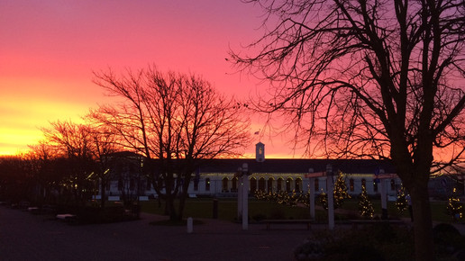 sonnenuntergang norderney park-apo