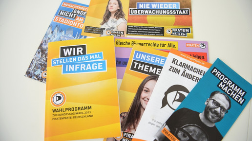 wahlkampf material piraten eh