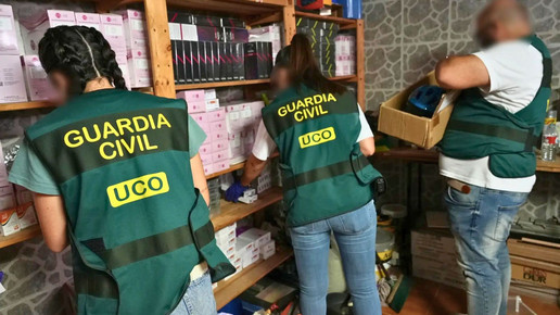 Ermittler präsentieren von Europol beschlagnahmte Arzneimittel