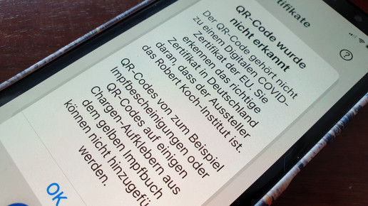 Erstellte QR-Codes ungültig?