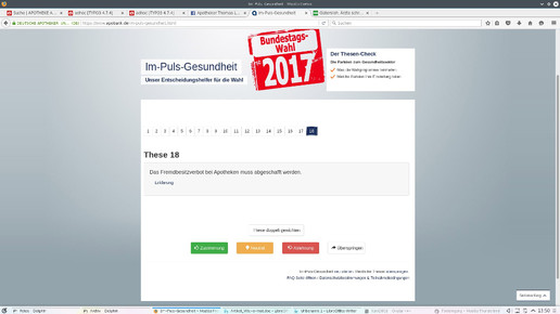 Wahl-O-Mat Apobank 4 Screenshot