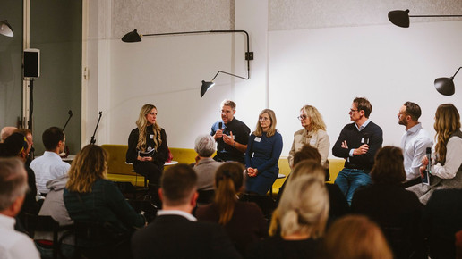 Janosch Kratz, Kristine Lütke, Claudia Neuhaus, Finn Hänsel und Dr. Maximilian Kreuzer (von links).