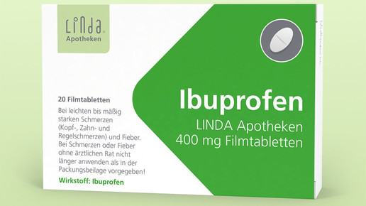 Eigenmarken-Ibuprofen der Linda Apotheken