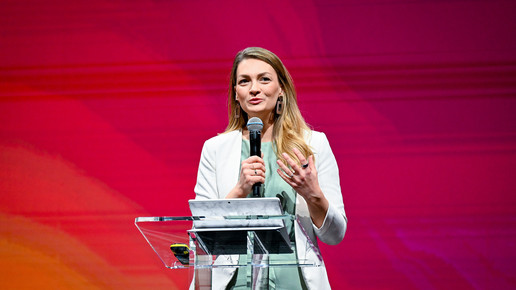 Judith Gerlach auf Bühne